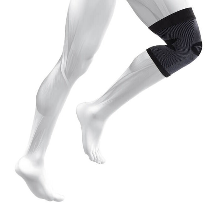 KS7 kniebandage zwart