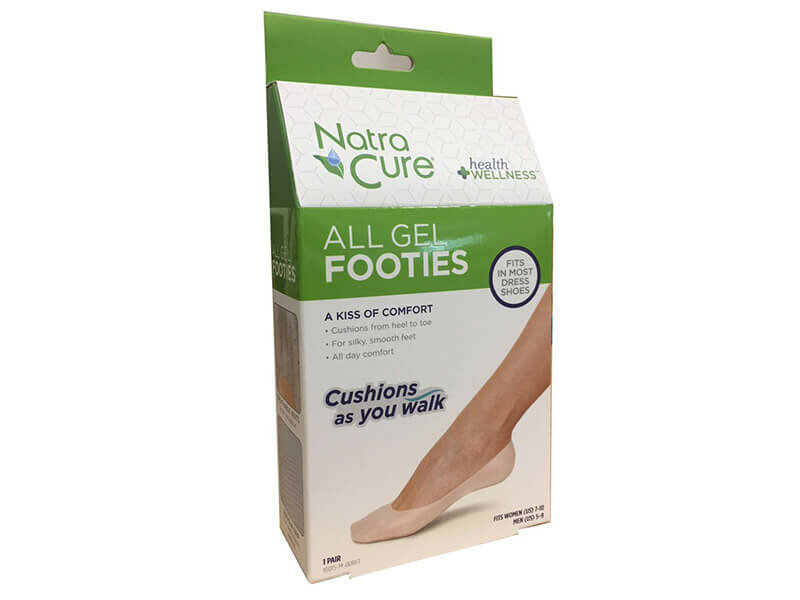 Verpakking natracure gelsokken