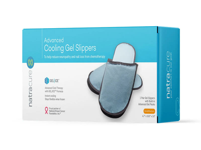 NatraCure koude therapie sloffen, maat L/XL