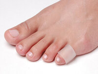 Kleine teen gel beschermer om kleine teen linkervoet