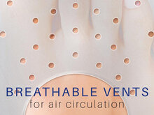 Gelsokken met ventilatiegaatjes